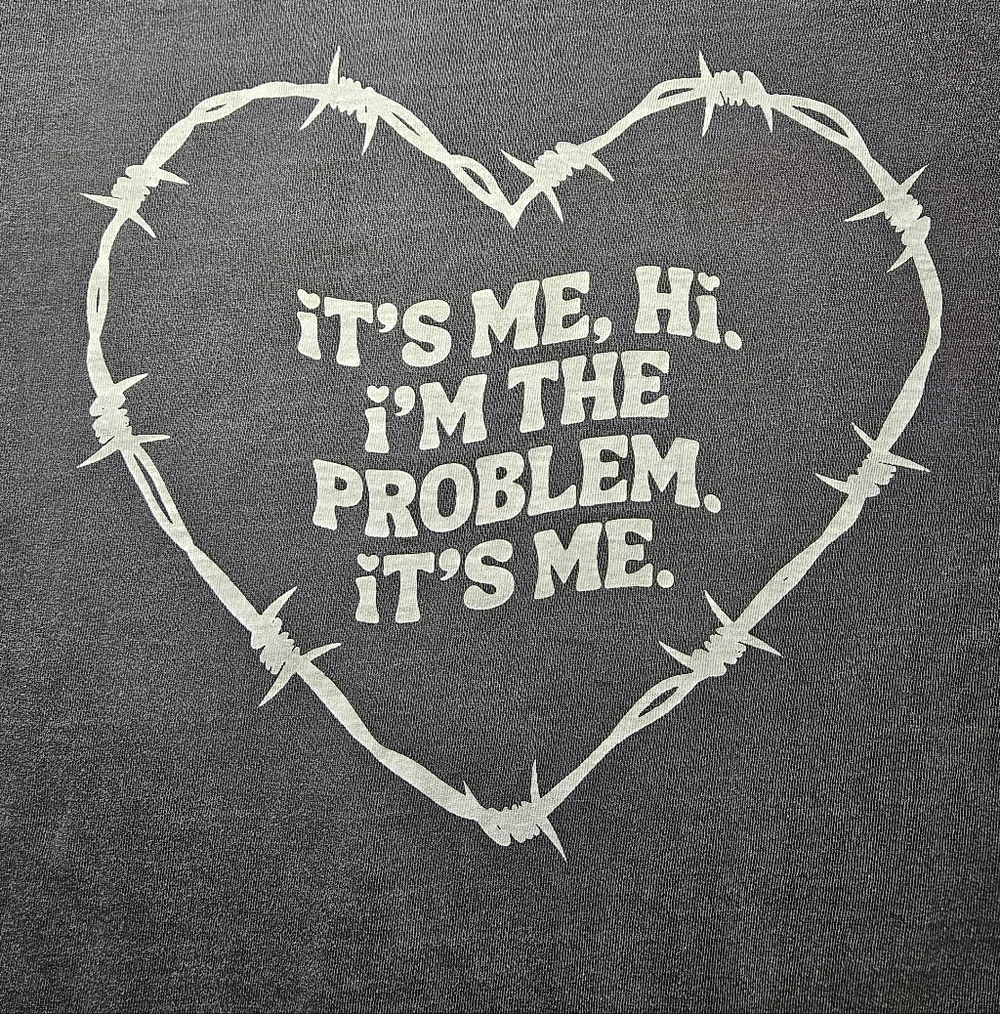 2XL Womens Gray T-Shirt with Heart Graphic, Los Angeles Apparel - Used - Picture 2 of 5